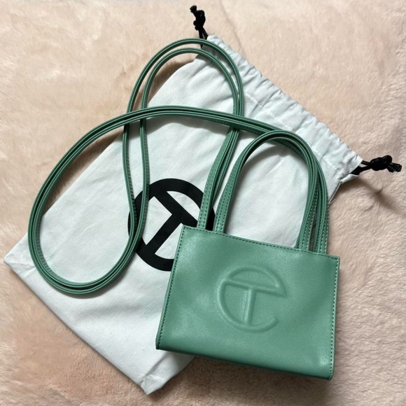 TELFAR SMALL SHOPPING BAG - SAGE - Picture 2 of 4